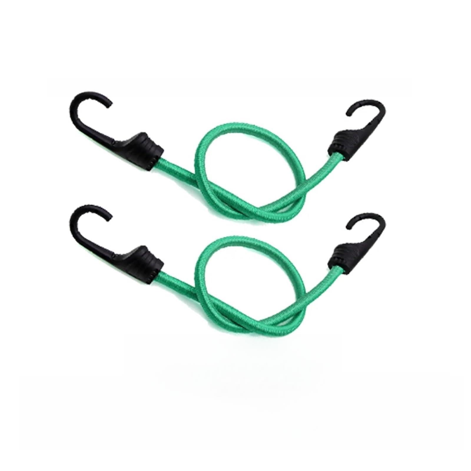 Zurrgurt, 2/4/6Pcs Elastizität Haken Seil Elastische päck Seil Motorrad Fracht Strap päck Bündel Elastische Befestigung Buchse Werkzeug Elast Umreifungswerkzeuge(60cm Green 2pcs) von HPHPH