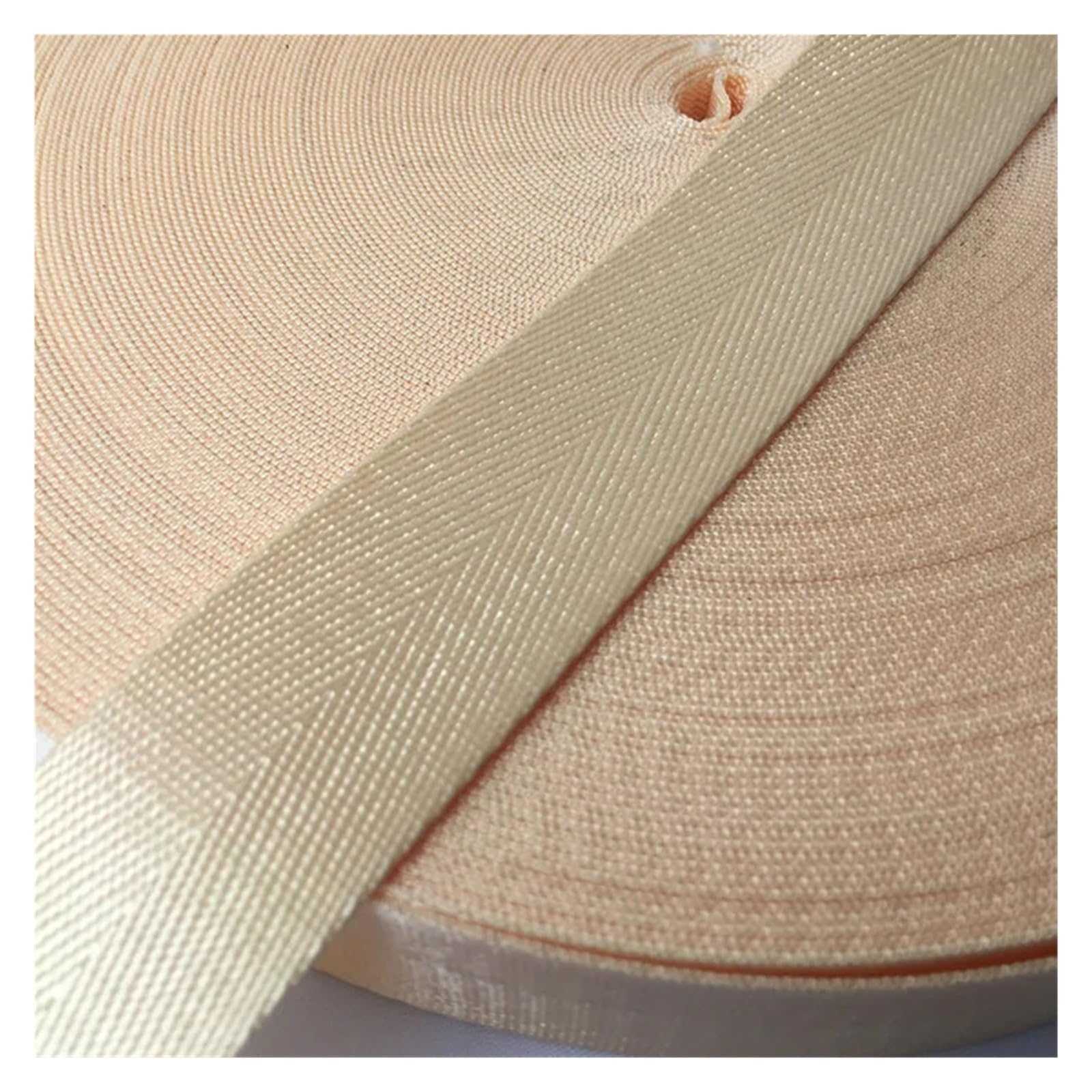 Zurrgurt, 2 Meter 1" (25 mm) Hochwertiges Gurtband aus Nylon mit Fischgrätenmuster, Rucksack-Umreifung, Nähtasche, Gürtelzubehör Umreifungswerkzeuge(A) von HPHPH