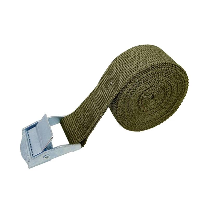 Zurrgurt, 3-Gurte mit Schnallen-Zurrgurt for Motorrad, Auto, Fahrrad, Metall-Abschleppseil, starker Ratschen-Befestigungsgurt for Gepäcktaschen Umreifungswerkzeuge(1x Green) von HPHPH