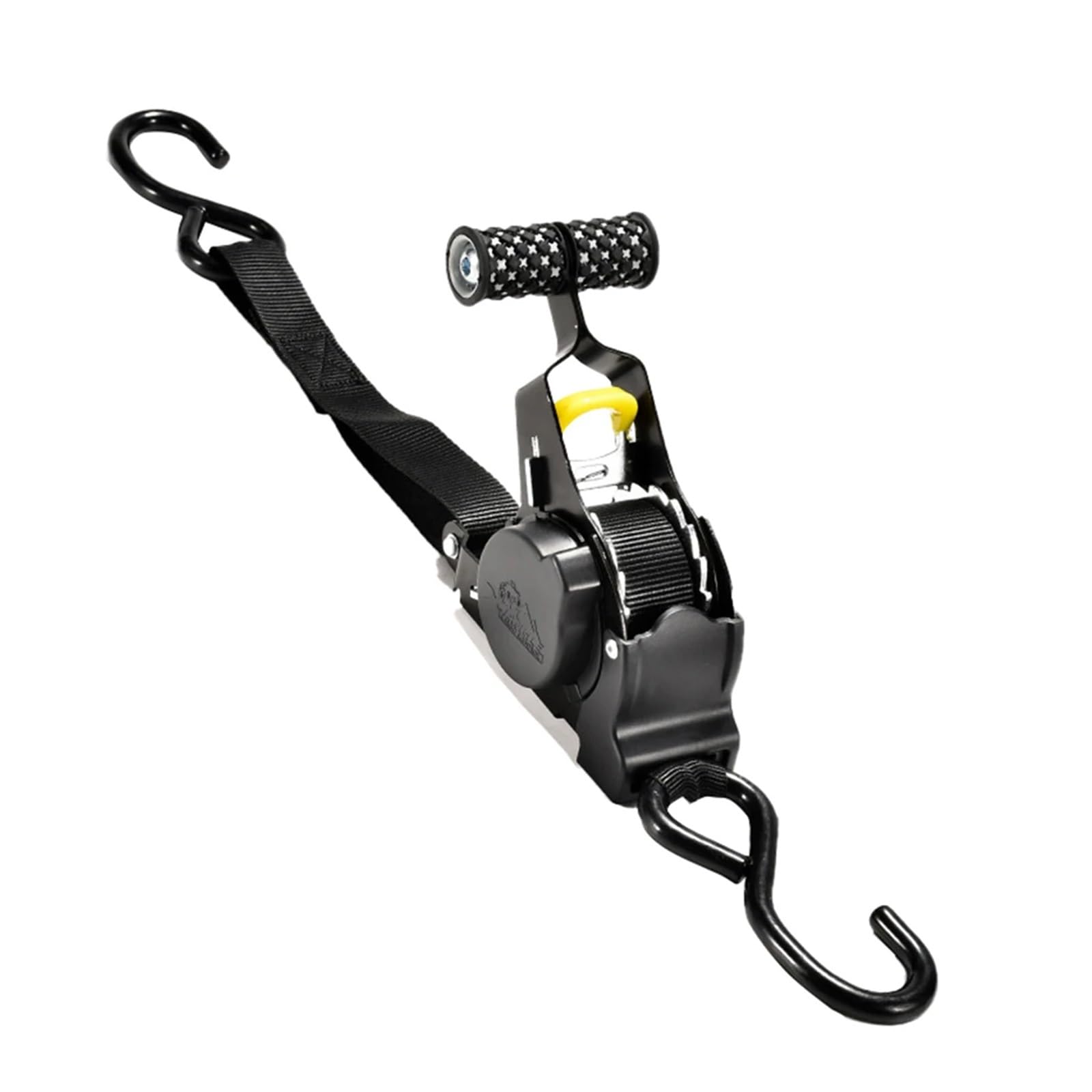 Zurrgurt, Lastpäckgurt Motorräder Ratschengurt mit S-Haken Hochleistungs-Ratschengurt mit automatischer Einziehfunktion for Anhänrfahrzeu Boote Umreifungswerkzeuge(C) von HPHPH