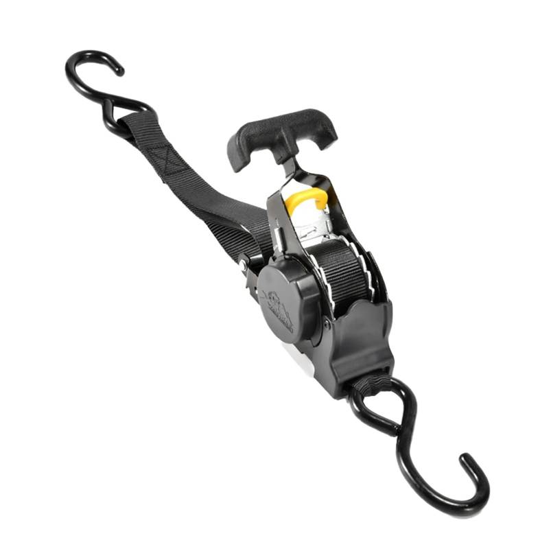 Zurrgurt, Lastpäckgurt mit S-Haken, Ratschenspanner, Gurtbefestigung, einziehbare Ratschengurte for Anhänr, Fahrzeu, Boote Umreifungswerkzeuge(6pcs Multicolors) von HPHPH