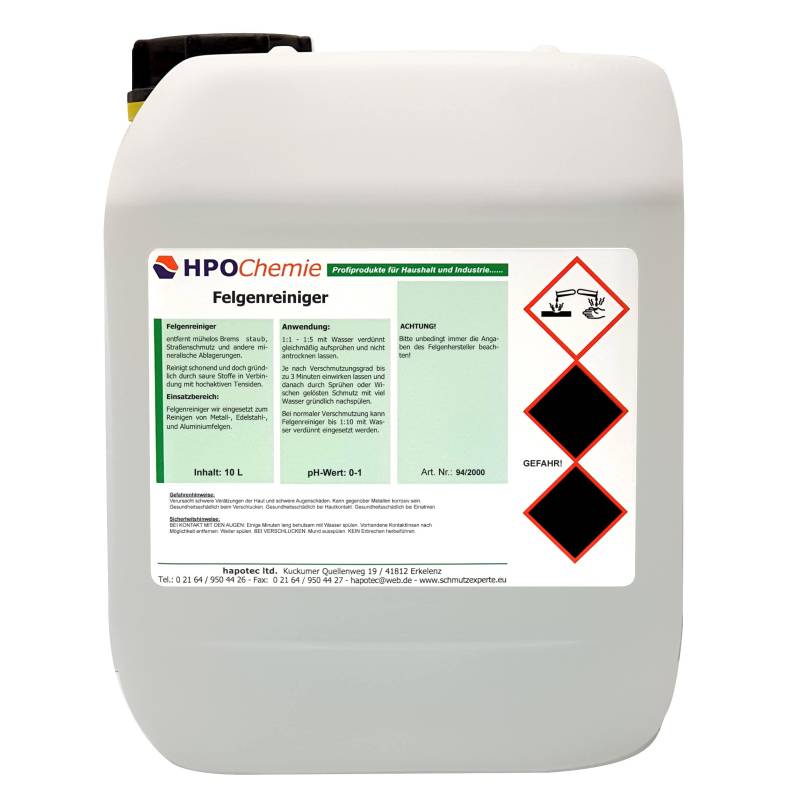 HPOChemie Felgenreiniger 5ltr. von HPOChemie