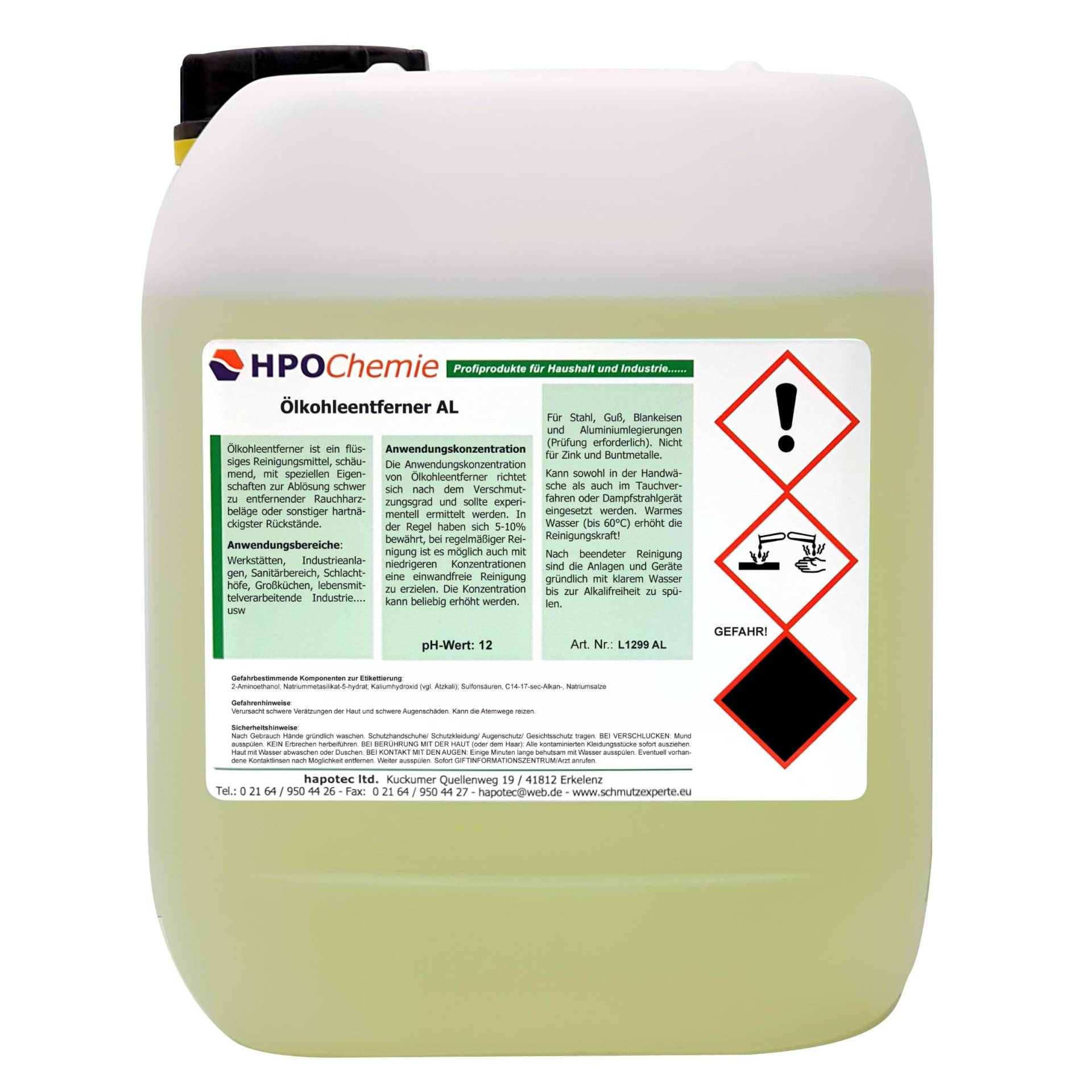HPOChemie Ölkohleentferner AL - 2,5 Liter von HPOChemie