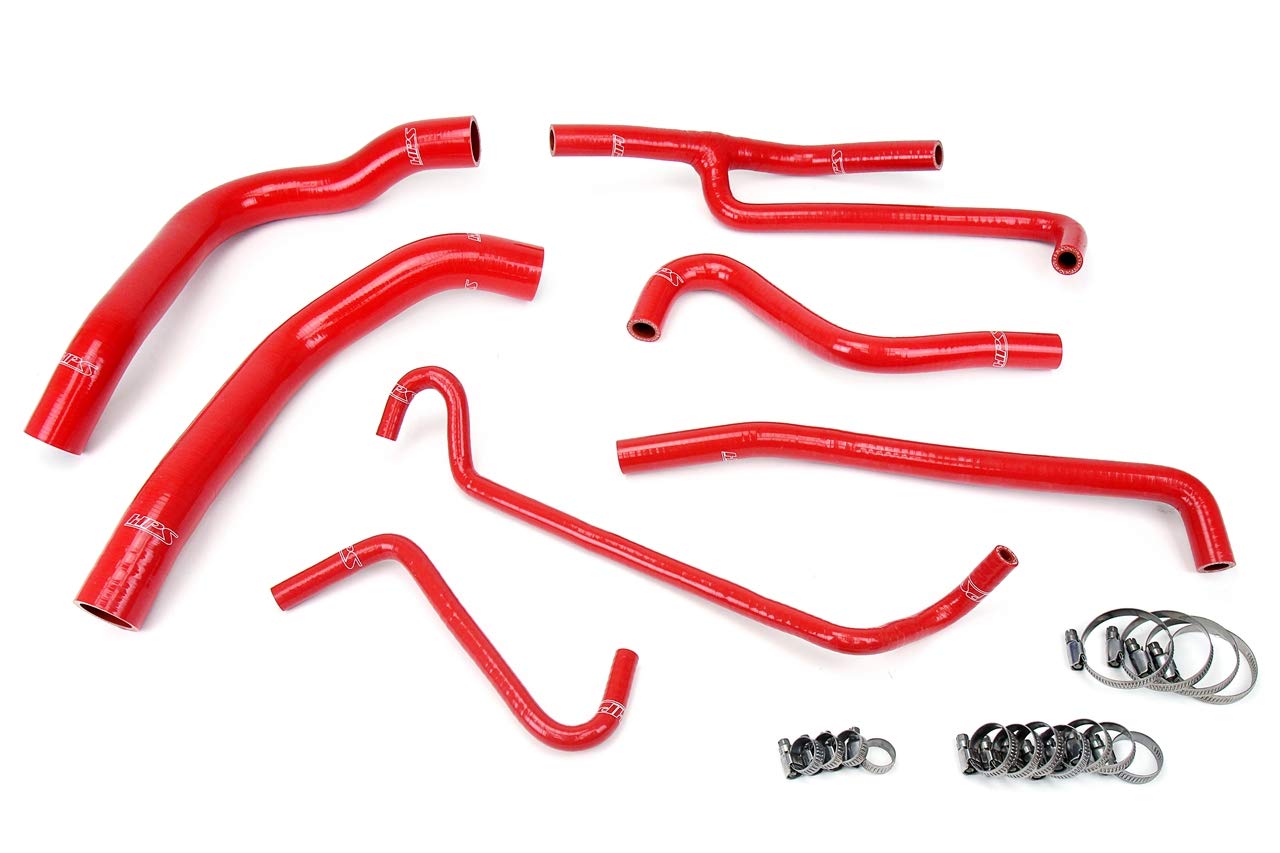 HPS 57-1330-RED Silikon-Kühlerschlauch-Set, Rot HPS 57-1330-RED Silikon-Kühlerschlauch-Set, Rot von HPS