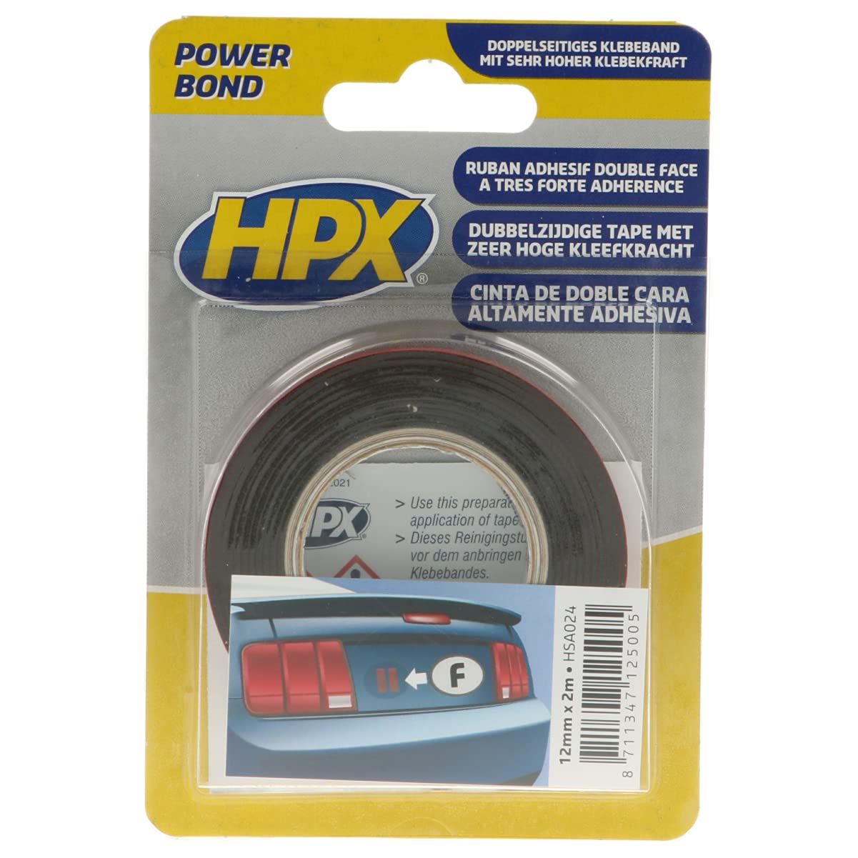 HPX HSA024 Montageband HSA doppelseitig anthrazit 12 mm x 2 m HPX HSA024 Montageband HSA doppelseitig anthrazit 12 mm x 2 m von HPX