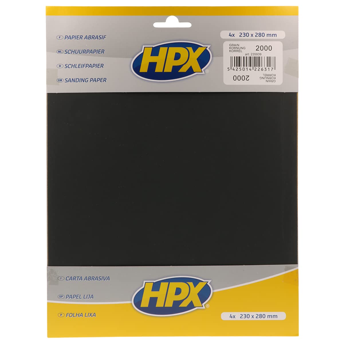 HPX 235939 Schleifpapier (Körnung 2000) HPX 235939 Schleifpapier (Körnung 2000) von HPX