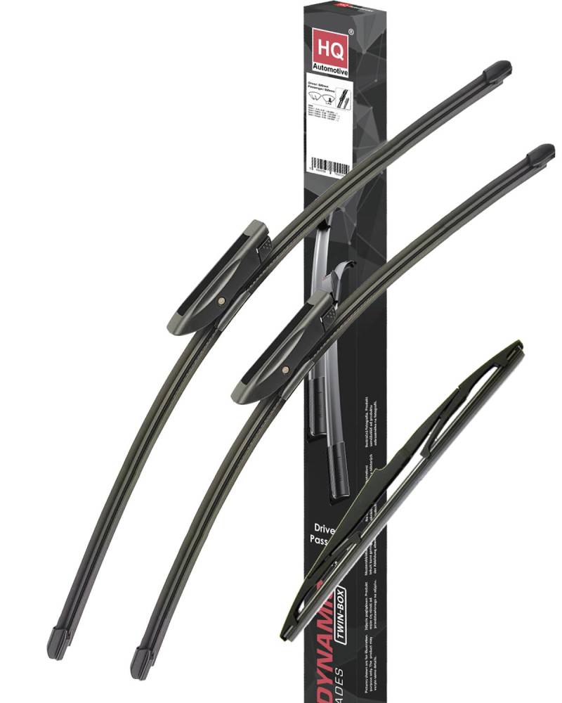 Aero AD61-427|HQ11 Scheibenwischerblätter für Front- und Heckscheibe von HQ Automotive