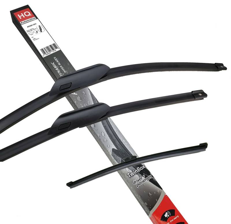 HQ Automotive Wischerblätter für BMW 1er F40 Schrägheck Mai (2019 und neuer) Vorne Hinten Kit Adg71-621|Hq3A14 von HQ Automotive