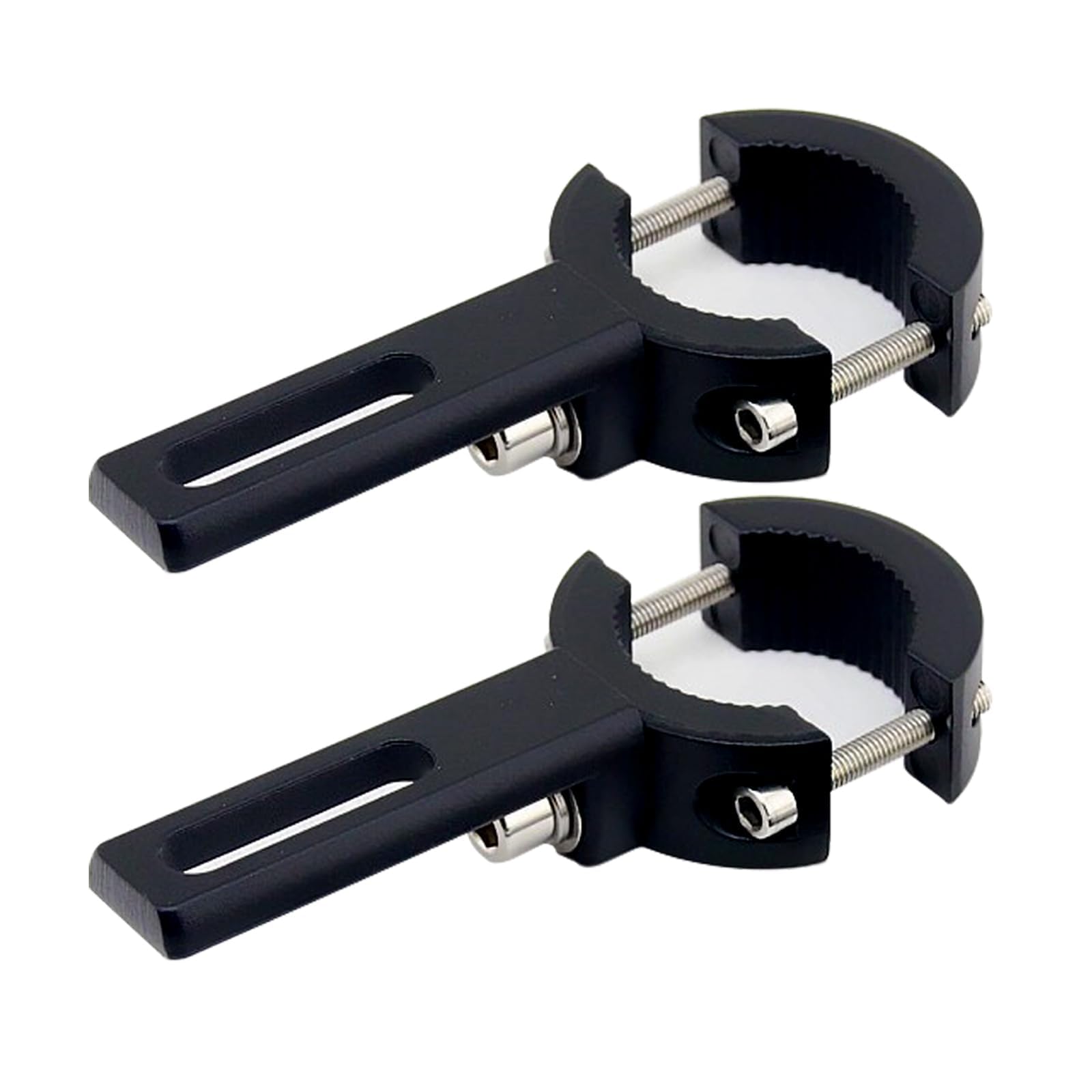 HQTS Motorrad Scheinwerfer Halterung Verstellbare Motorrad-Scheinwerferhalterung Universelle Lichthalterung, 20mm-38mm 2 Stück HQTS Motorrad Scheinwerfer Halterung Verstellbare Motorrad-Scheinwerferhalterung Universelle Lichthalterung, 20mm-38mm 2 Stück von HQTS