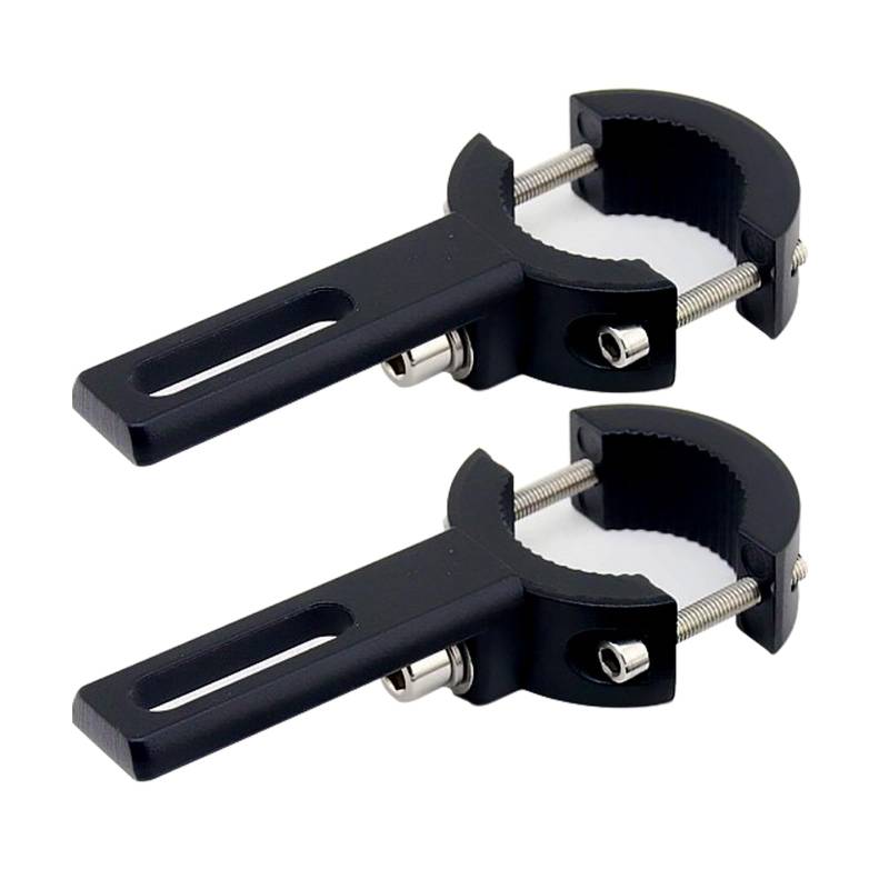 HQTS Motorrad Scheinwerfer Halterung Verstellbare Motorrad-Scheinwerferhalterung Universelle Lichthalterung, 20mm-38mm 2 Stück von HQTS
