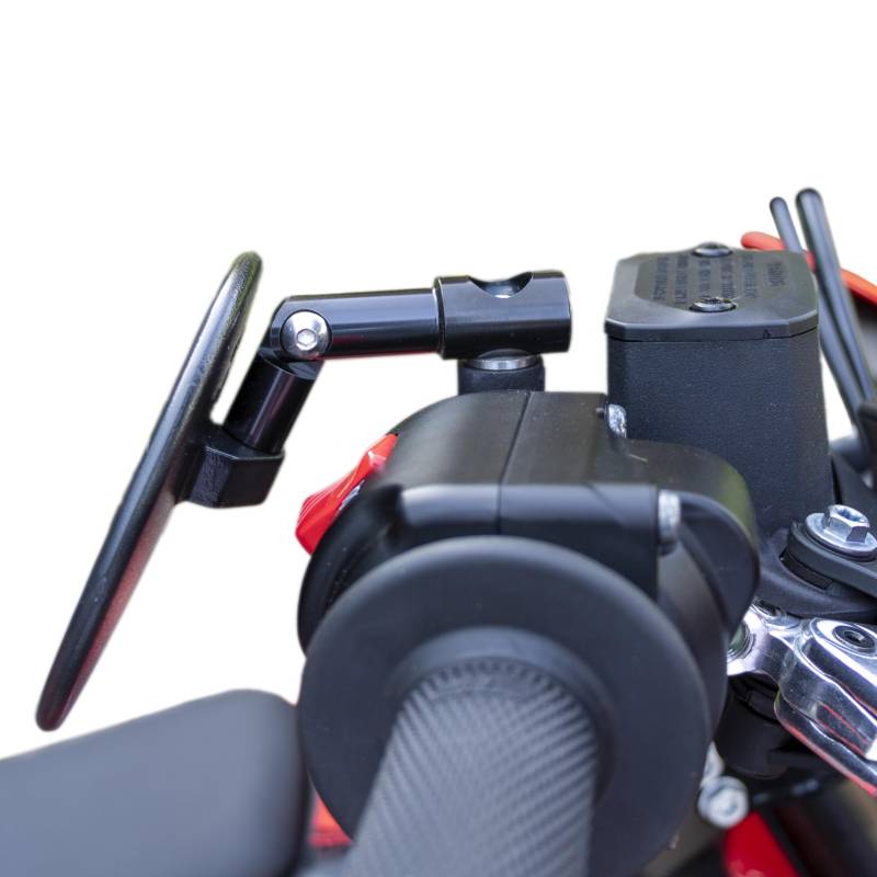 Shin Yo Spiegel SET kompatibel mit KTM 690 SMCR Supermoto & Enduro - Komplettset PlugNplay Shin Yo & Neubert Racing inkl. Adapter und Schrauben von Zabapure