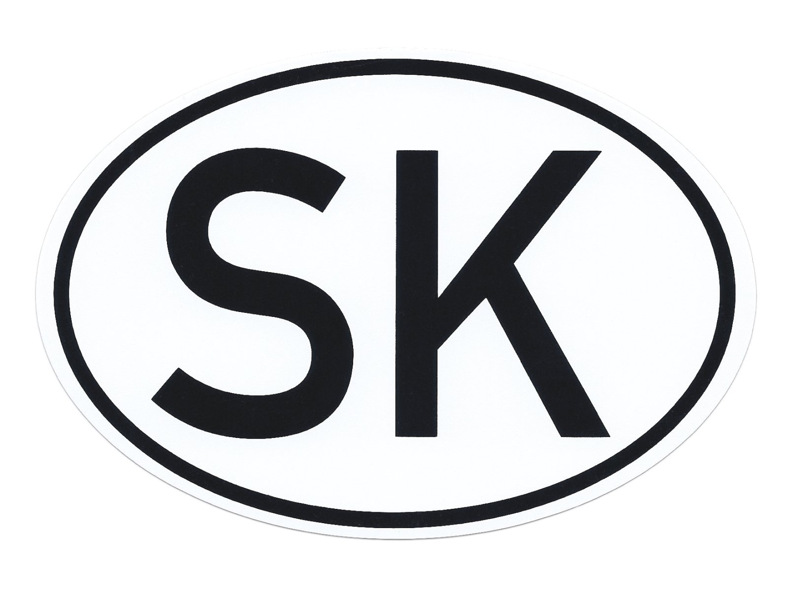 SK Schild SK-Aufkleber Sticker 135 mm HR Art. 370601 von HR-Autocomfort