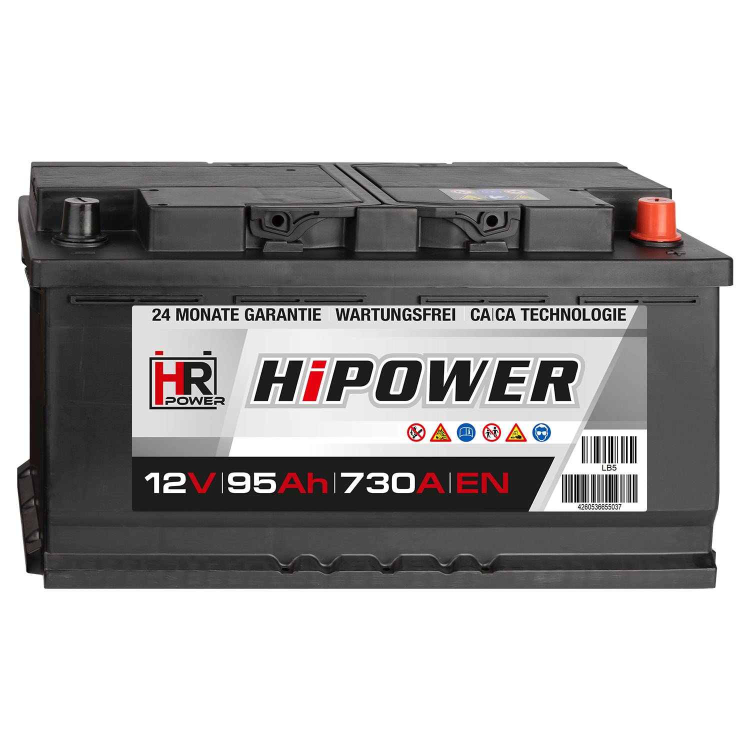 HR HiPower Autobatterie 12V 95Ah von HR-Power
