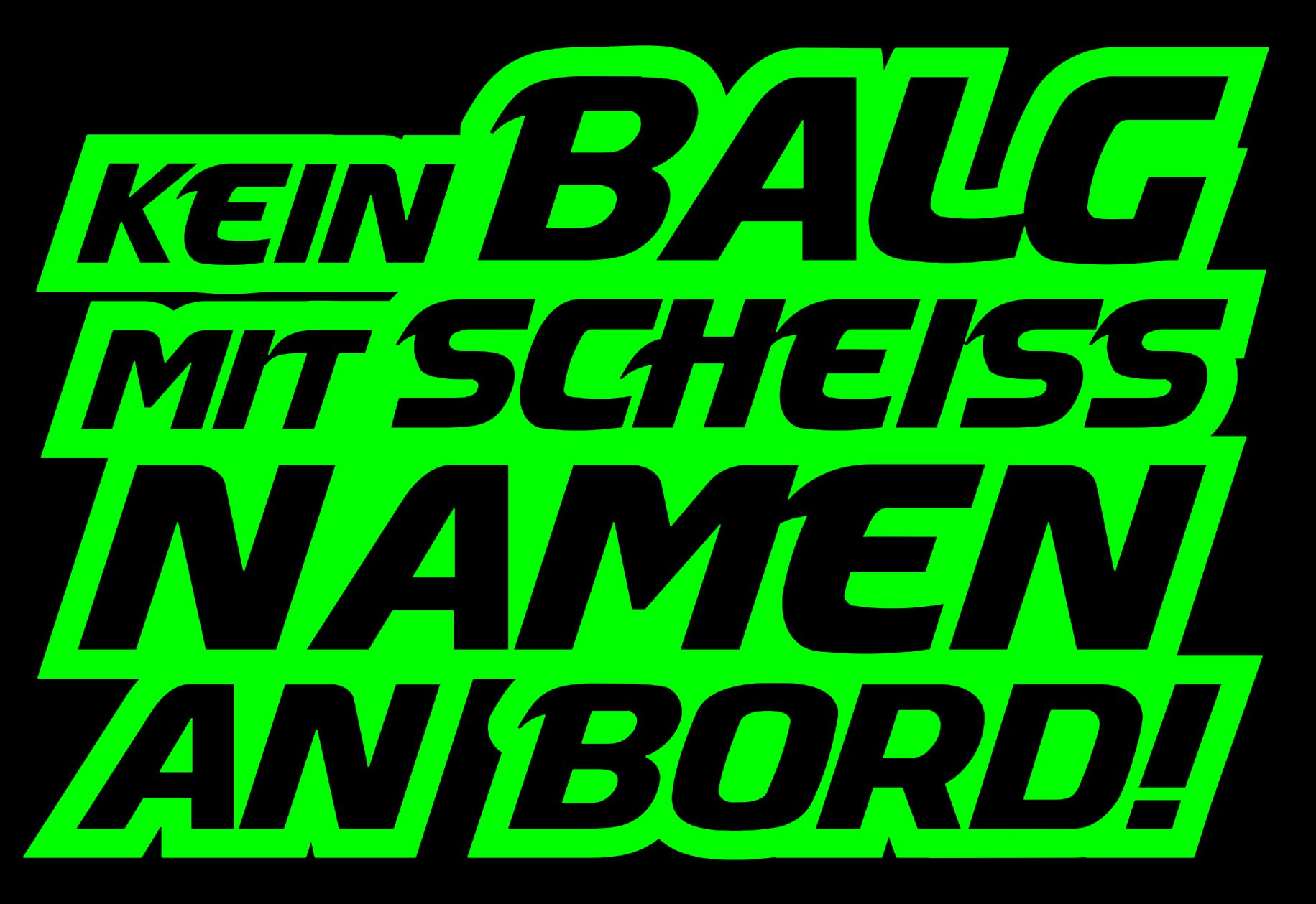 HR-WERBEDESIGN 1x Kein Balg mit scheiß Namen an Bord Aufkleber Sticker Tuning OEM JDM Scheiss v HR-WERBEDESIGN 1x Kein Balg mit scheiß Namen an Bord Aufkleber Sticker Tuning OEM JDM Scheiss v von HR-WERBEDESIGN