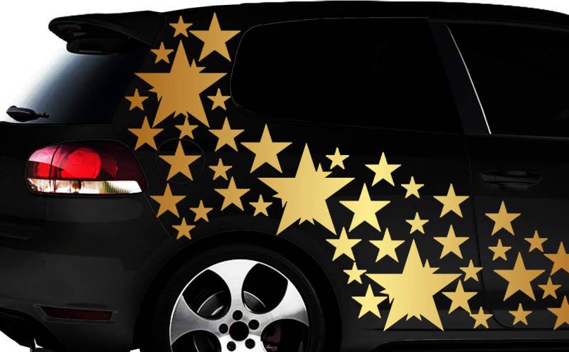 HR-WERBEDESIGN 279x Sterne Star Auto Aufkleber Set Sticker Tuning Shirt Stylin WandtattooTribel x von HR-WERBEDESIGN