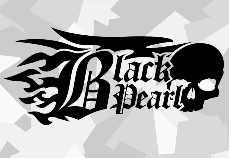 HR-WERBEDESIGN 2X Black Pearl Ninja Auto Motorrad Aufkleber Boney EM Dub Decal Tuning Skull von Homry