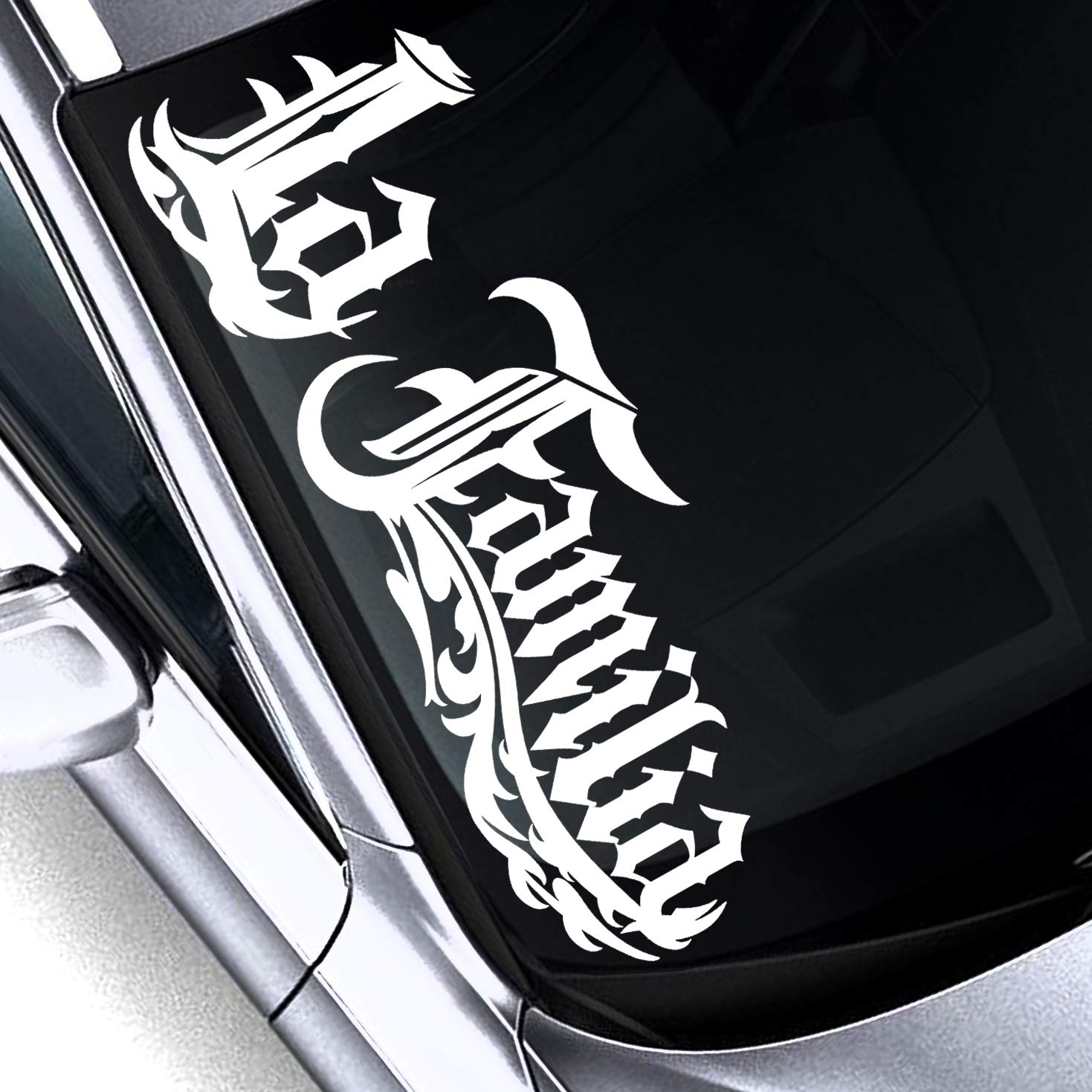HR-WERBEDESIGN 2X LA Familia MI FAMIGL 60cm Oldschool XXL Frontscheibenaufkleber Auto Aufkleber 1 HR-WERBEDESIGN 2X LA Familia MI FAMIGL 60cm Oldschool XXL Frontscheibenaufkleber Auto Aufkleber 1 von HR-WERBEDESIGN