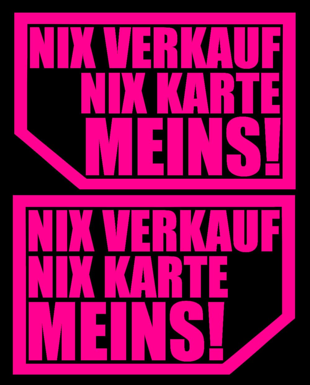 HR-WERBEDESIGN 2X NIX NIX Karte MEINS! autoscheibe Aufkleber Auto JDM OEM Tuning Expor2 HR-WERBEDESIGN 2X NIX NIX Karte MEINS! autoscheibe Aufkleber Auto JDM OEM Tuning Expor2 von HR-WERBEDESIGN