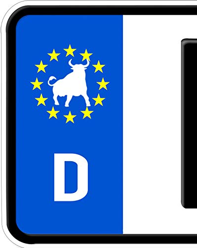 HR-WERBEDESIGN 2X STIER Bullen Spanien Auto Aufkleber Nummernschild Kennzeichen von Jlwiy