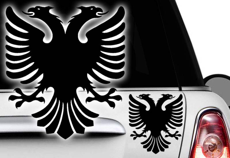 HR-WERBEDESIGN 3X Albania Aufkleber Sticker Shqipëria Albanien Kosovo Bosnien Mazedonienv XXX von Lupsty