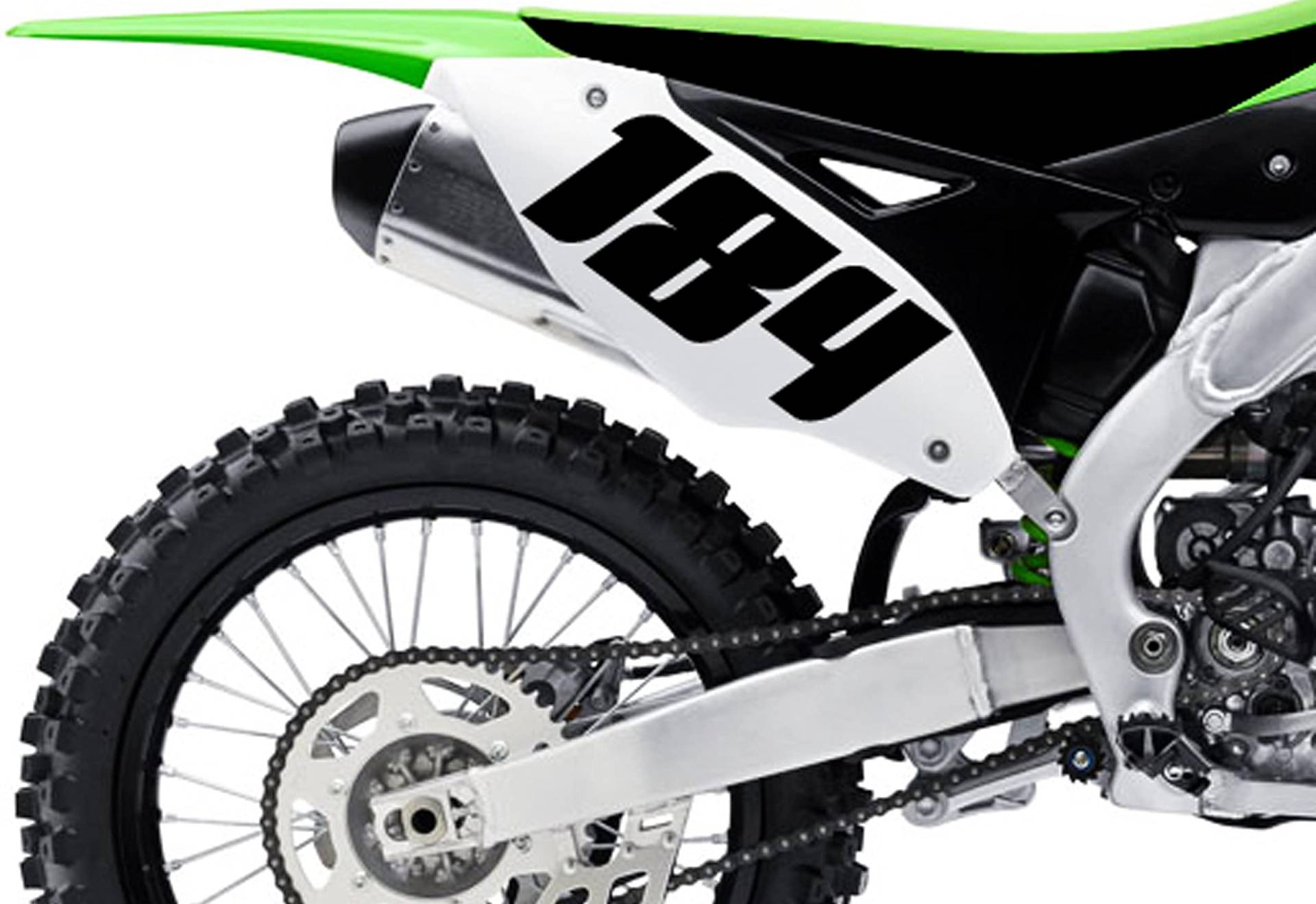 HR-WERBEDESIGN 3X Startnummer Wunschnummer Motorrad x Motocross x Aufkleber ATV MX Enduro Boot di von HR-WERBEDESIGN
