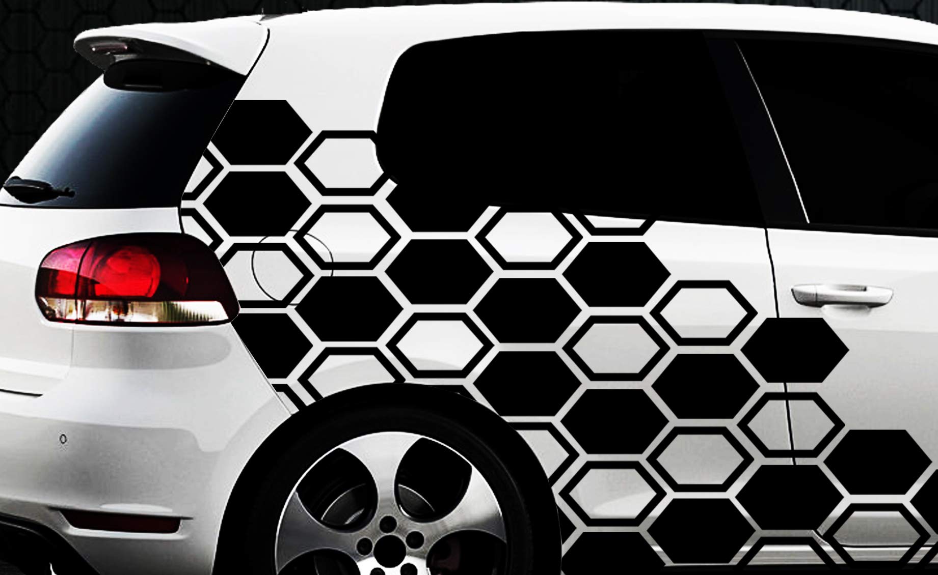 HR-WERBEDESIGN Hexagon Pixel Cyber Camouflage XXL Set Auto Aufkleber Sticker Tuning Wandtattood HR-WERBEDESIGN Hexagon Pixel Cyber Camouflage XXL Set Auto Aufkleber Sticker Tuning Wandtattood von HR-WERBEDESIGN