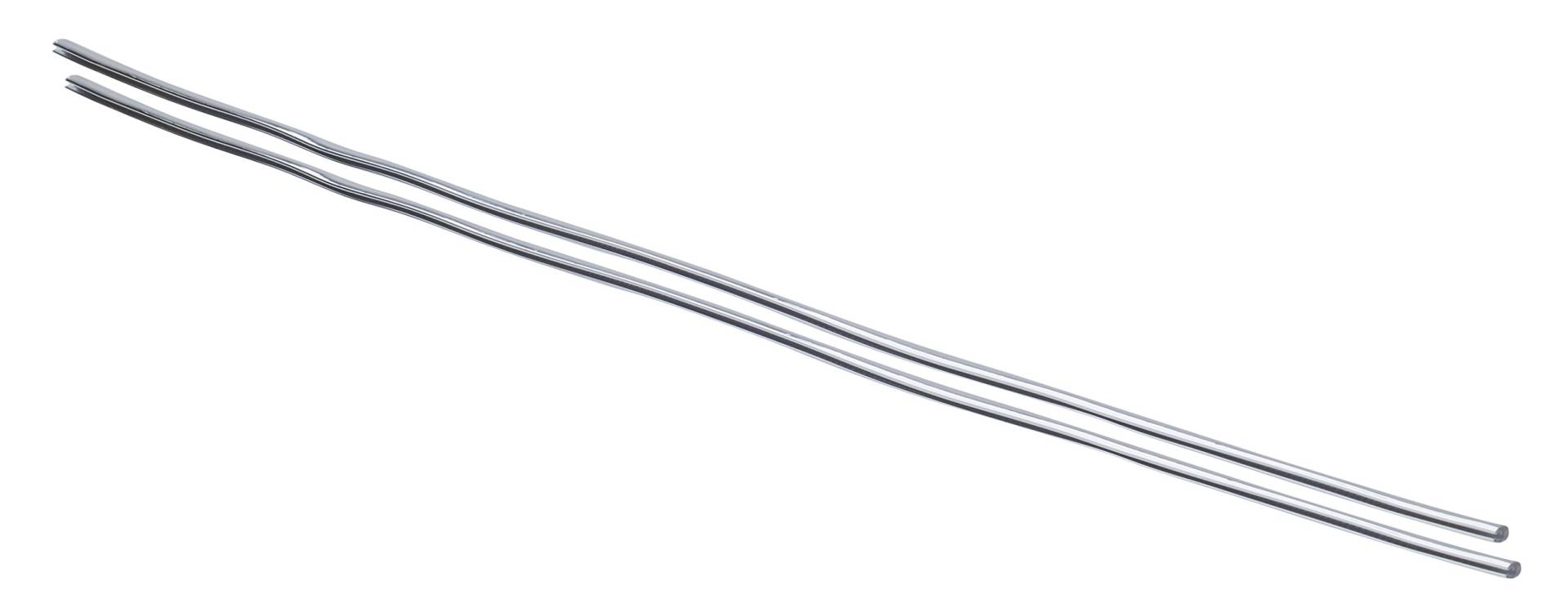 hr-imotion 12110401 Türkantenschutz silber / chrom (2x 640 mm) [U-Profil | Hochflexibel | Zuschneidbar Selbstklebend] von HR-imotion