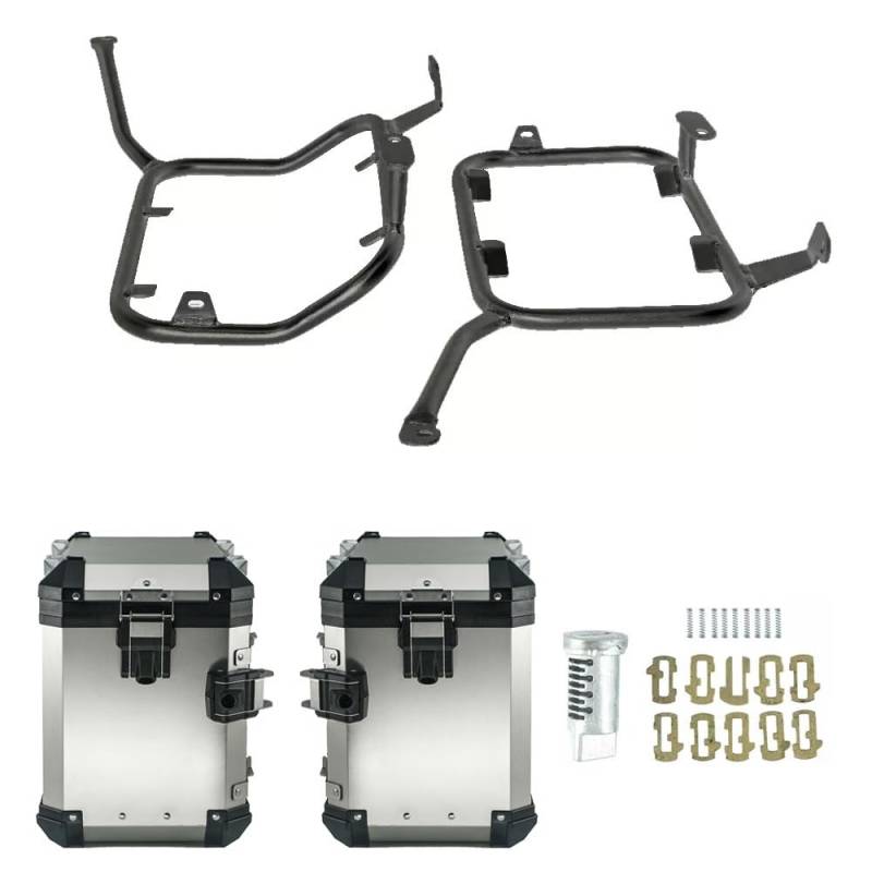 Gepäckträger Motorrad Motorrad Schwanz Fall Seite Sattel Hinten Gepäck Box Für Für VE&RSYS 650 2015 2016 2017 2018 2019 2020 2021 2022 von HRTLSS