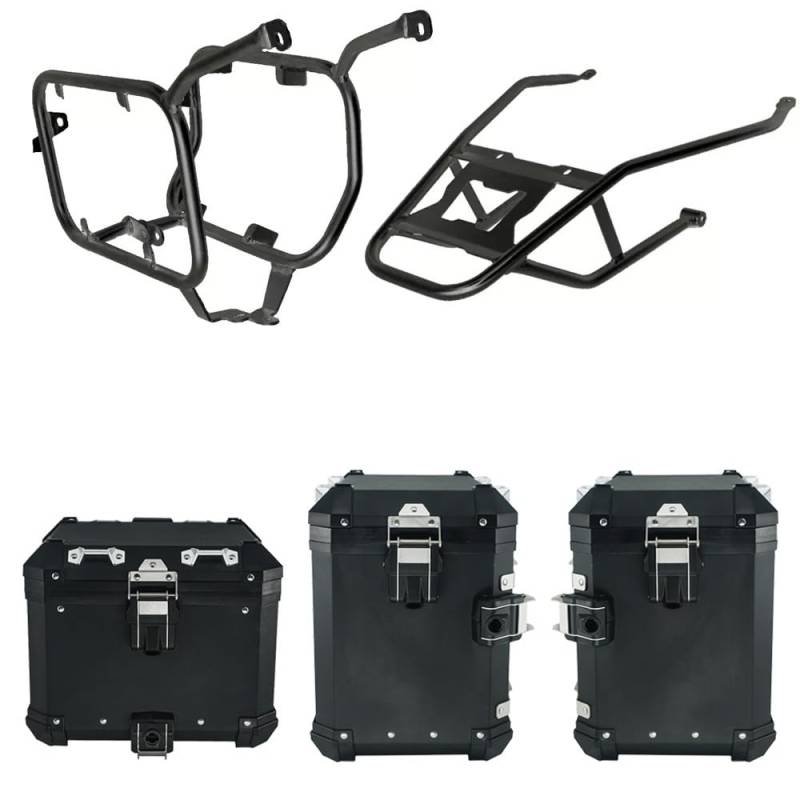 Gepäckträger Motorrad Motorrad Schwanz Fall Seite Sattel Hinten Gepäck Box Für Für VE&RSYS 650 2015 2016 2017 2018 2019 2020 2021 2022 von HRTLSS