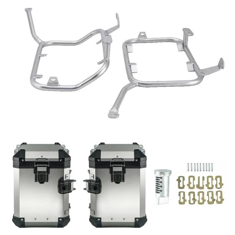 Gepäckträger Motorrad Motorrad Schwanz Fall Seite Sattel Hinten Gepäck Box Für Für VE&RSYS 650 2015 2016 2017 2018 2019 2020 2021 2022 von HRTLSS