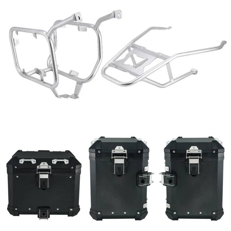 Gepäckträger Motorrad Motorrad Schwanz Fall Seite Sattel Hinten Gepäck Box Für Für VE&RSYS 650 2015 2016 2017 2018 2019 2020 2021 2022 von HRTLSS