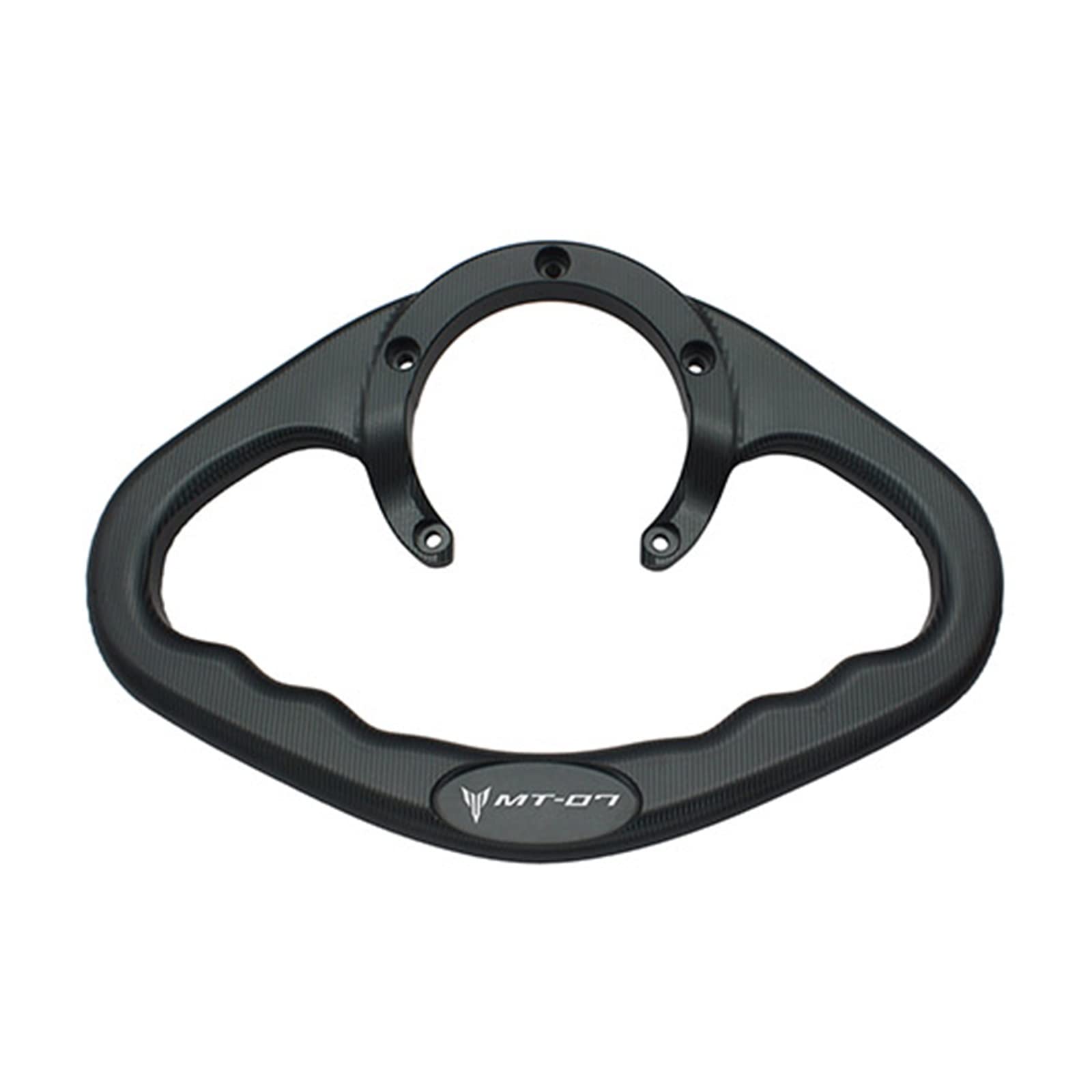 HRTLSS Motorrad Passagier MT-07 Handgriffe Handgriff Tank Grab Bar Griffe Armlehne Compatible with Ya ma ha MT 07 FZ 07 MT07 FZ07 2013-2019 Motorrad Beifahrergriff(Titanium) von HRTLSS