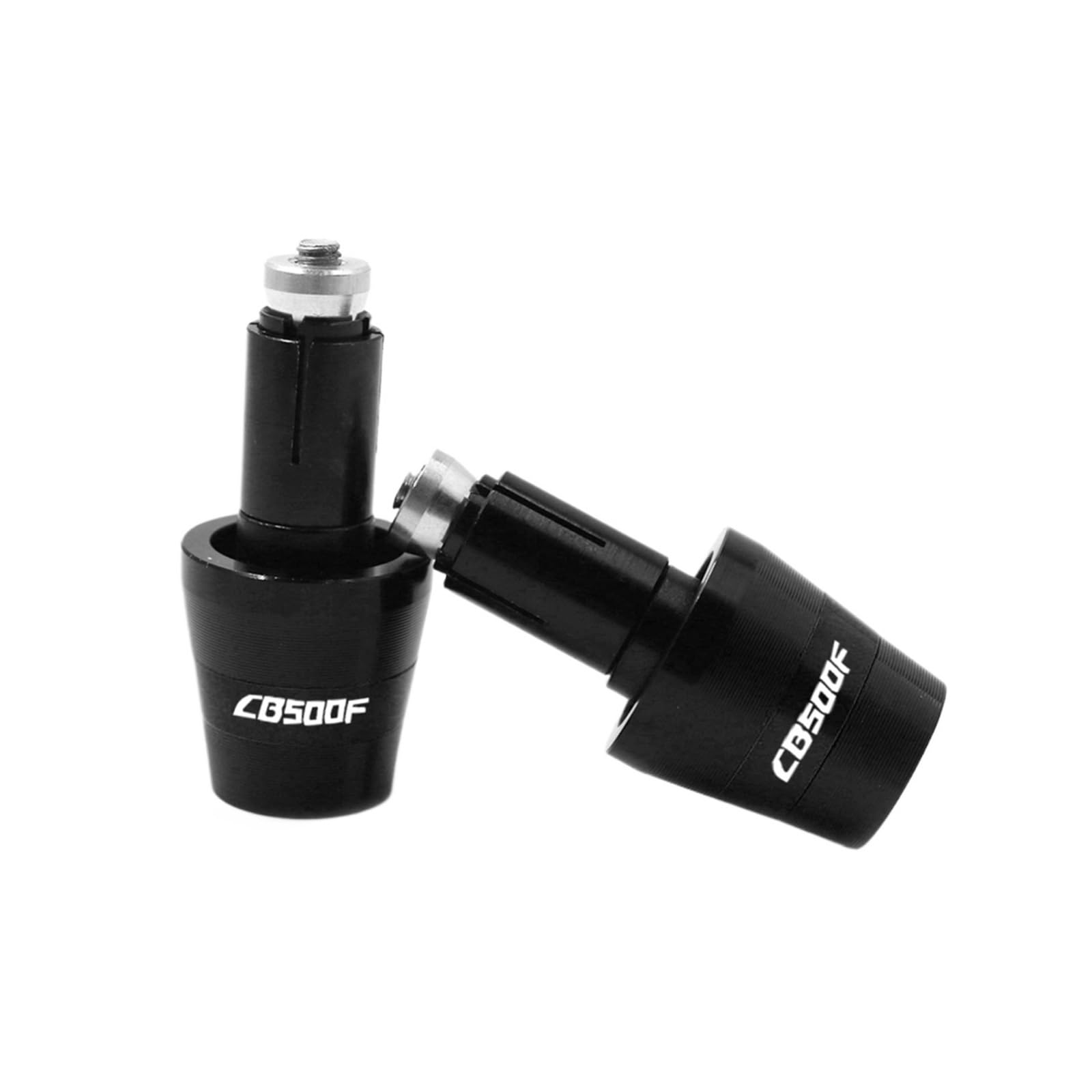HRTLSS Motorrad-Slider-Lenkerende Compatible with Hon Da CB650F CB 650F CB 650 F Motorradzubehör Lenkergriffe Lenkerenden Gewicht Kappenstecker Schieber(Nero) von HRTLSS