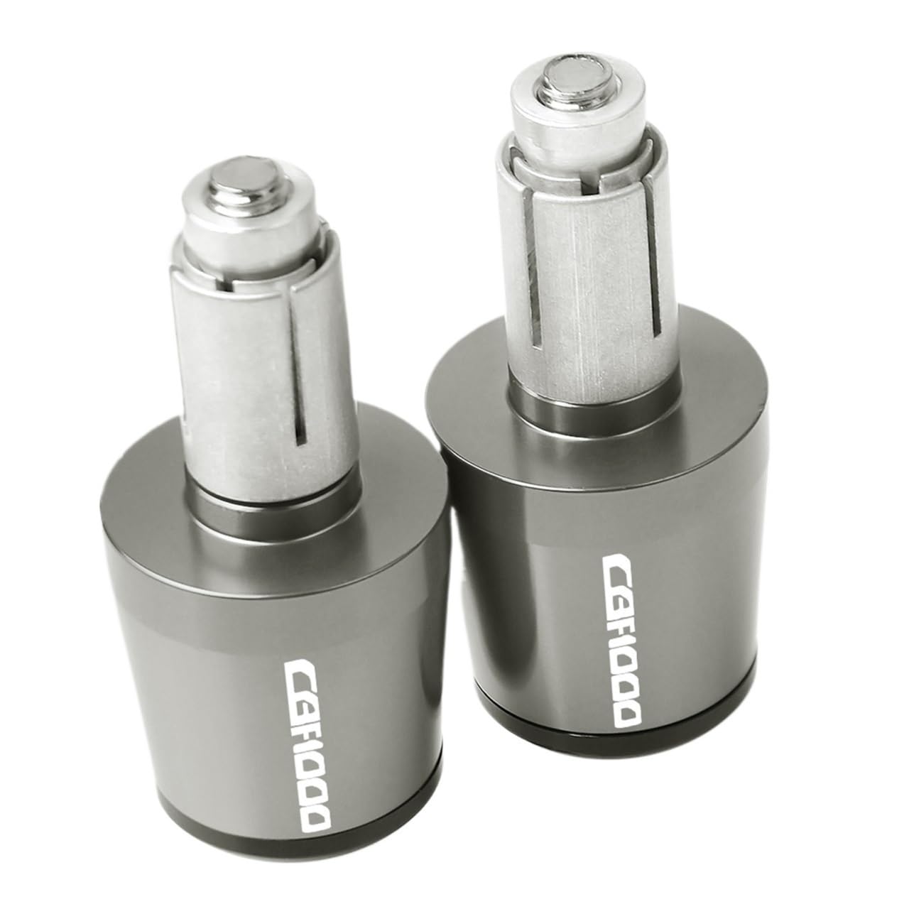 HRTLSS Slider-Lenkerende Compatible with Hon Da CBF1000 CBF 1000 CBF1000A 2008-2013 Motorradzubehör Lenkergriffe Lenkerende Handkappe(Grey) von HRTLSS