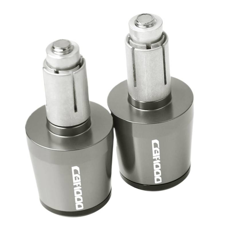 HRTLSS Slider-Lenkerende Compatible with Hon Da CBF1000 CBF 1000 CBF1000A 2008-2013 Motorradzubehör Lenkergriffe Lenkerende Handkappe(Grey) von HRTLSS