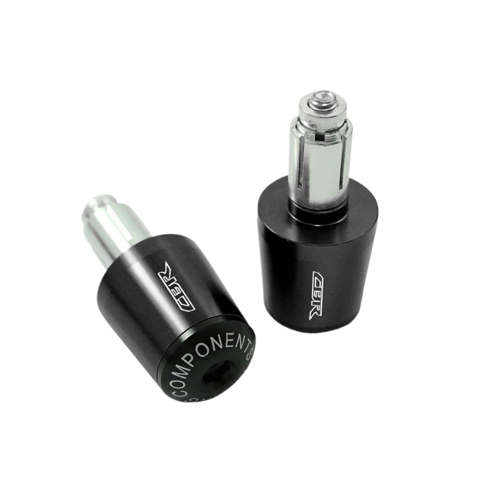 HRTLSS Slider-Lenkerende Compatible with Hon Da CBR 600 900 954 RR 1000 1100 CB 599 919 Motorradzubehör Lenkergriffe Lenkerdeckel Endstopfen(Nero) von HRTLSS