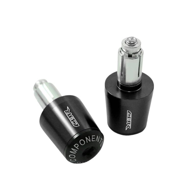 HRTLSS Slider-Lenkerende Compatible with Hon Da CBR 600 900 954 RR 1000 1100 CB 599 919 Motorradzubehör Lenkergriffe Lenkerdeckel Endstopfen(Nero) von HRTLSS