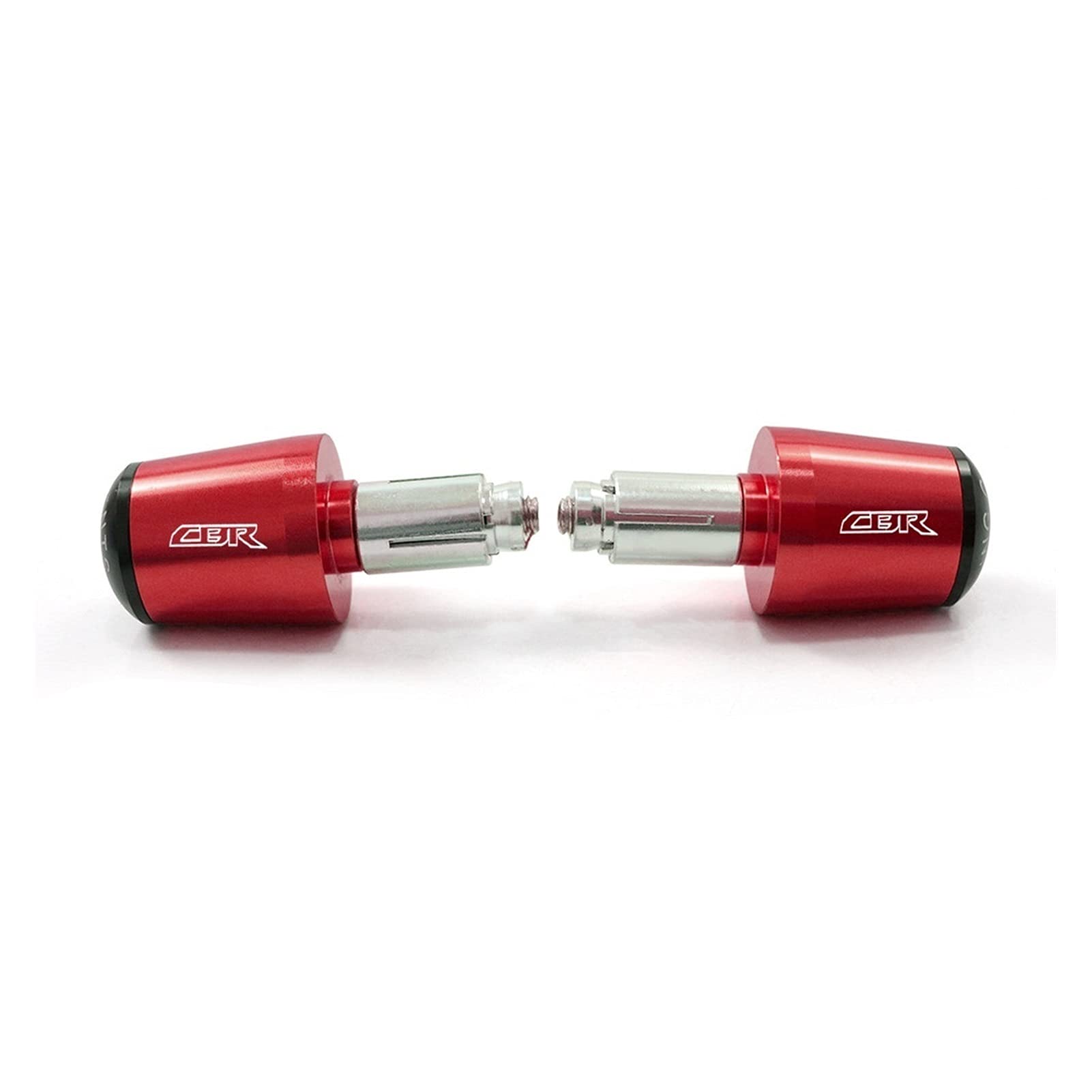 HRTLSS Slider-Lenkerende Compatible with Hon Da CBR 600 900 954 RR 1000 1100 CB 599 919 Motorradzubehör Lenkergriffe Lenkerdeckel Endstopfen(Rosso) von HRTLSS