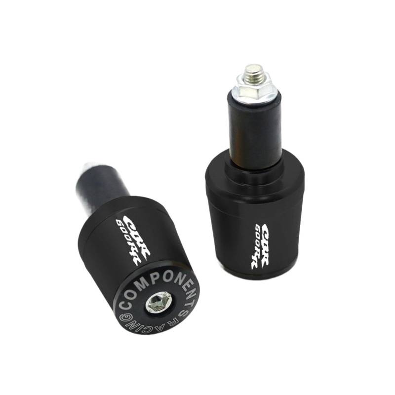 HRTLSS Slider-Lenkerende Compatible with Hon Da CBR 600RR CBR600RR CBR 600 RR Ganzjährig Motorradzubehör Lenkergriffe Lenkerkappen-Endstopfen(Nero) von HRTLSS