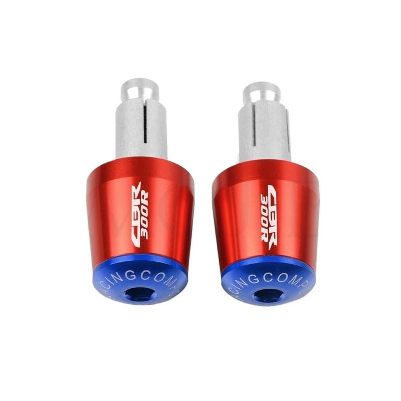 HRTLSS Slider-Lenkerende Motorrad Lenkergriffe Ende Lenkerkappe Endstopfen Compatible with Hon Da CBR300R/CB300F/FA CBR CB 300R 300F 2014-2019(J10) von HRTLSS