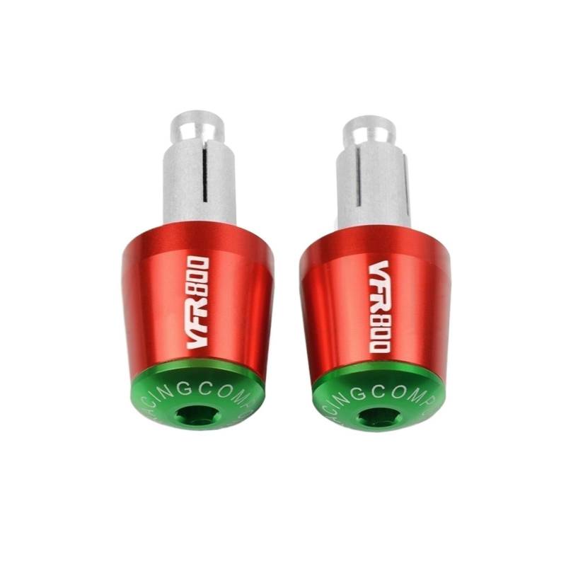 HRTLSS Slider-Lenkerende Motorrad Lenkergriffe Ende Lenkerkappe Endstopfen Compatible with Hon Da VFR 800 Fi/W1 VTEC VFR800/F VFR 800F 1998-2017 2016(N14) von HRTLSS