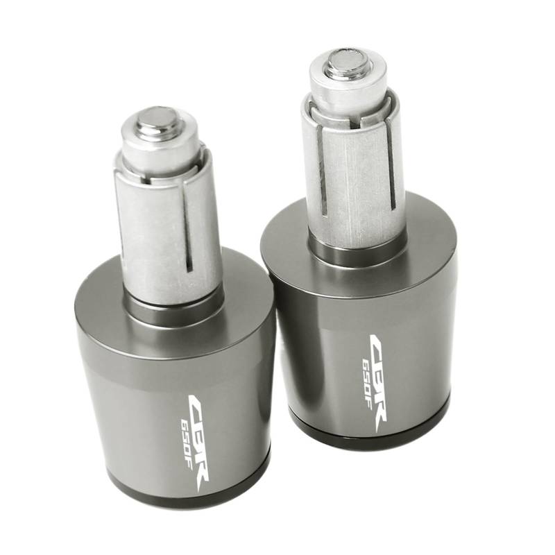 HRTLSS Slider-Lenkerende Motorradzubehör Lenkergriffe Lenkerende Handkappe Compatible with Hon Da CBR650F CBR 650F CBR 50 F 2014-2016(Grey) von HRTLSS