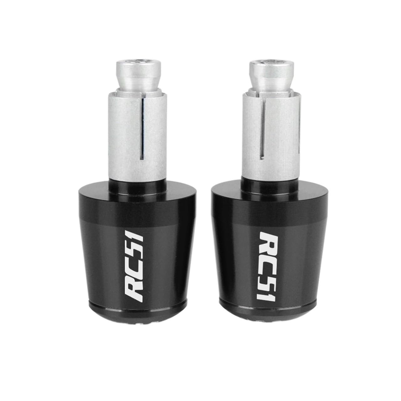 HRTLSS Slider-Lenkerende Motorradzubehör Lenkergriffe Lenkerendkappe Compatible with Hon Da RC51 RC 51 RC-51 2000 2001 2002 2003-2006(Nero) von HRTLSS