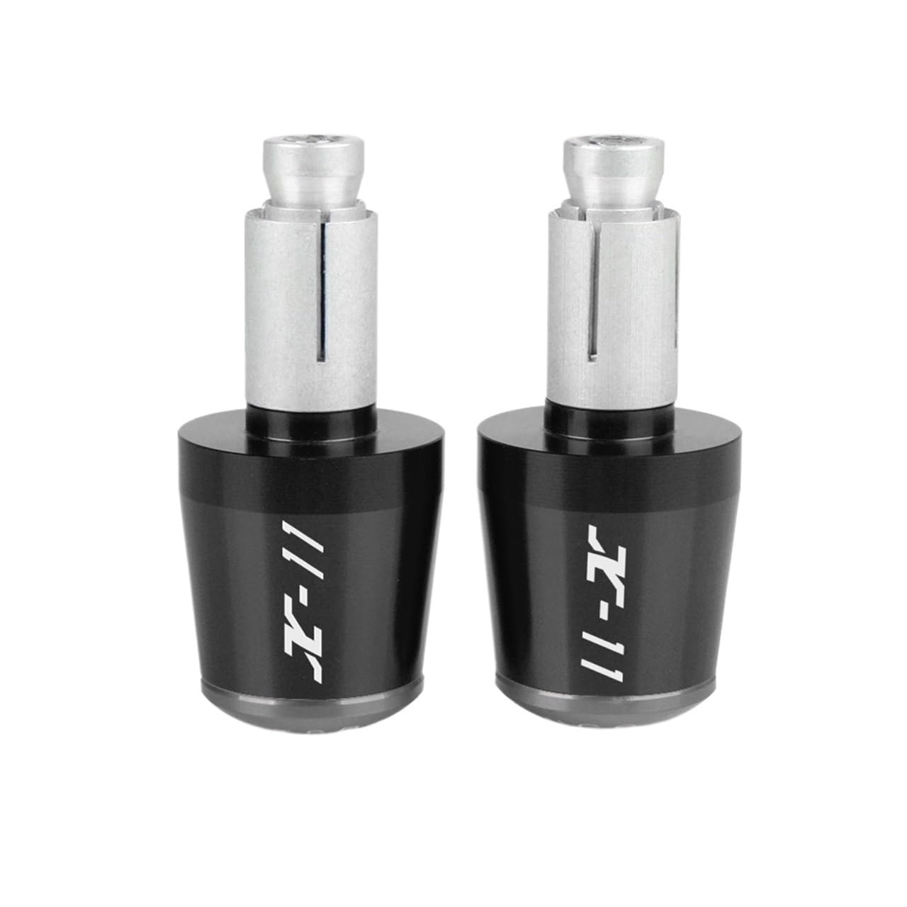 HRTLSS Slider-Lenkerende Motorradzubehör Lenkergriffe Lenkerendkappe Compatible with Hon Da X-11 X11 1999-2002(Grey) von HRTLSS