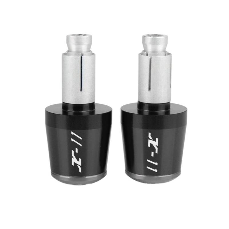 HRTLSS Slider-Lenkerende Motorradzubehör Lenkergriffe Lenkerendkappe Compatible with Hon Da X-11 X11 1999-2002(Grey) von HRTLSS