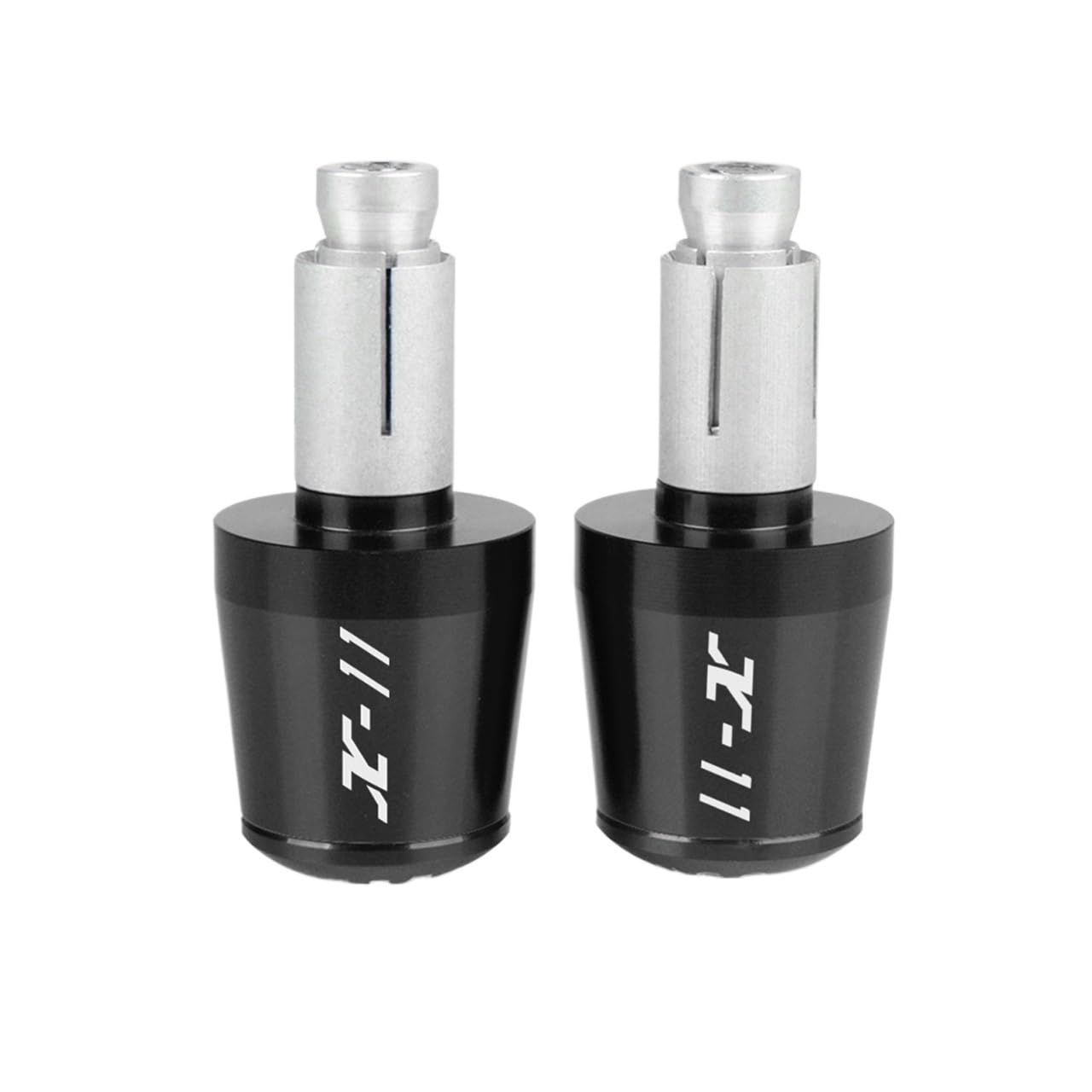 HRTLSS Slider-Lenkerende Motorradzubehör Lenkergriffe Lenkerendkappe Compatible with Hon Da X-11 X11 1999-2002(Nero) von HRTLSS