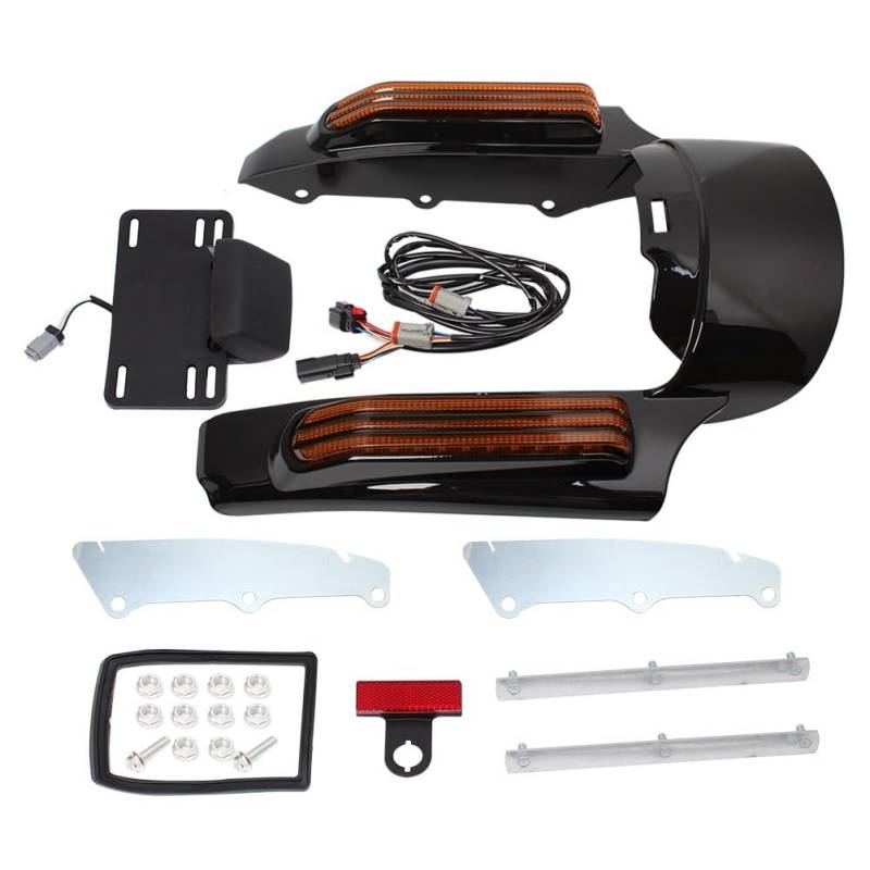 Motorrad Kotflügel Motorrad Kotflügel Hinten Fascia Lauf Brems Schalten Licht Für Touring Road King FLHR Street Glide FLHX 2014-2020 19 18 von HRTLSS