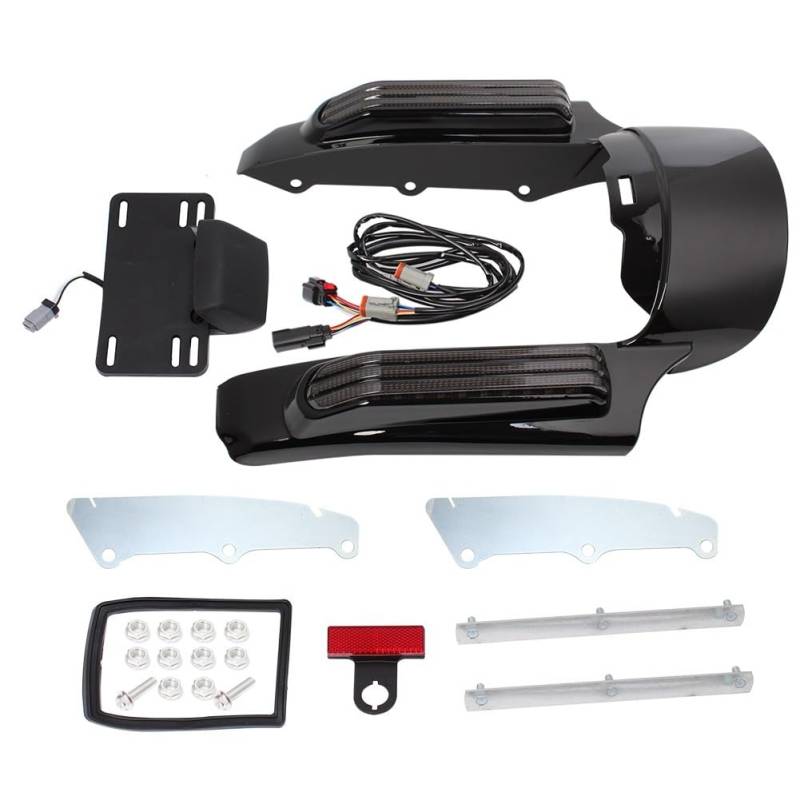 Motorrad Kotflügel Motorrad Kotflügel Hinten Fascia Lauf Brems Schalten Licht Für Touring Road King FLHR Street Glide FLHX 2014-2020 19 18 von HRTLSS