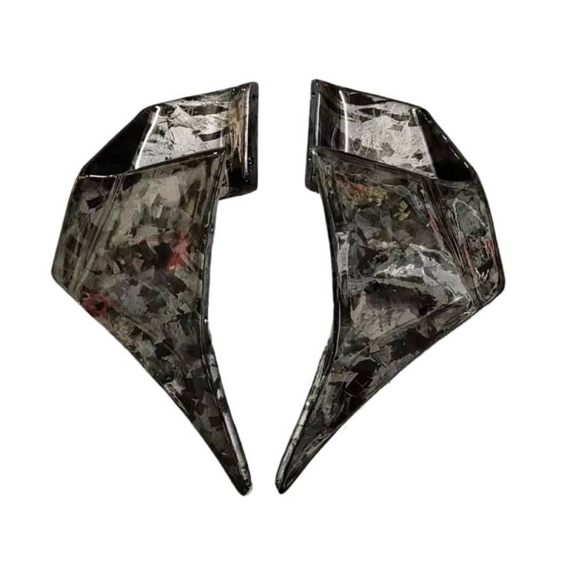 Motorrad Seitenspoiler Feste Flügel Motorrad Verkleidung Winglet Windschutzscheibe Spoiler Für Für NI&nja 400 Für NI&nja 400 Für Ninja400 2018-2023 von HRTLSS