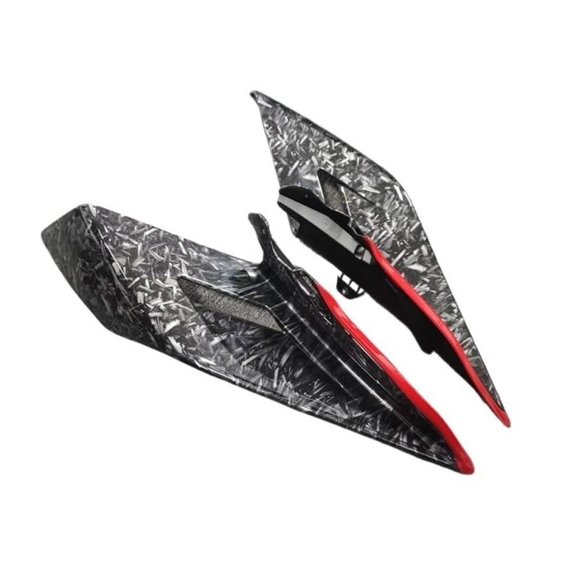 Motorrad Seitenspoiler Für 450SR 450 SR 2022 2023 2024 CF450SR 450sr Motorrad Spiegel Winglets Seite Flügel Spoiler Verkleidung Cowling Schutz von HRTLSS